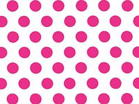 Lime Green Polka Dots On White Art DIY Crafts Tissue Paper for Gift Wrapping 20"X30" 5 Sheets