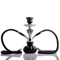 Pumpkin Complete Hookah Set with Bowl, Nipper, and Double Hose