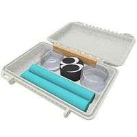 STR8 Brand - Smoking Roll Kit Mini, Watertight, Smell Proof, Lockable, Travel Case (Cosmic White)