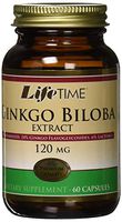Lifetime Ginkgo Biloba Extra Count 120 Mg Supplements, 60 Count