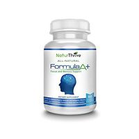 NaturThrive Formula A+ - All Natural Nootropic Brain Health Supplement with Brahmi, Ginkgo Biloba, Glutamine, and More -Boost Memory, Focus, Concentration: Limitless Possibilities