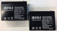 Universal Power Group 12V 10AH Currie eZip e 1000, e1000 Scooter Battery - 2 Pack