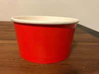 6 oz. paper cups ice cream (50, red)