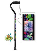 Adjustable Walking Cane with Butterflies
