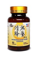 Dogbane Hawthorn Capsules 清热降压胶囊 500mg 60 Vegetable Capsules 100% Natural No Preservatives Extra Strength for Healthy Blood Pressure and Reduce Hypertension Heat Cleanse Made in USA