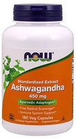 NOW® Ashwagandha, 450 mg, 180 Veg Capsules