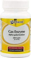 Vitacost Gas Enzyme Alpha-galactosidase - 300 GalU per Serving - 120 Chewable Tablets