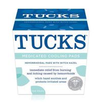 Tucks Medicated Cooling Pads - 100 ct, Pack of 5