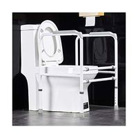 Mlife Toilet Grab Bars, Toilet Surround, Bathroom Handrail with Adjustable Height, Standard Alone Safety Assist Device for Eldery, Handicapped, Disabled Users (Edition : A)