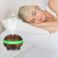 Little Story USBAir Aroma Essential Oil Diffuser LED Ultrasonic Aroma Aromatherapy Humidifier, Wood Grain Essential Oil Aroma humidifier humidifier Mini Humidifier