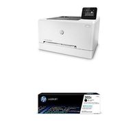 HP LaserJet Pro M254dw Wireless Color Laser Printer (T6B60A) with High Yield Black Toner Cartridge