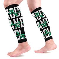 Calf Compression Sleeves 2 Pieces Rock and Roll Calf Guard Great for Running, Cycling, Maternity, Travel, Nurses