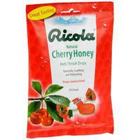 Special pack of 6 RICOLA COUGH DROP CHERRY HONEY 24 per pack