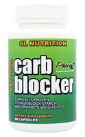 Natural Carb Blocker by GL Nutrition | Naturally Supports Weight Loss, Appetite Control, Stops Carbs & Starch, Promotes Digestive Health | Max Strength White Kidney Bean Extract | 500mg - 60 Capsules