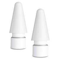 COOYA Replacement Tip Compatible with Apple Pencil, 2 Pack Sensitive iPencil Nibs Extra Stylus Pen Tips for iPad Pro Pencil/Pencil 2