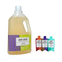 Zum Clean Laundry Soap - Lavender, 64 Fl Oz + Trial Size Sampler Pack