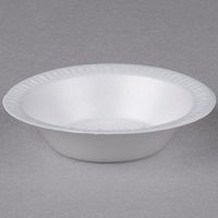 TableTop King 5BWWQ Quiet Classic 5-6 oz. White Laminated Round Foam Bowl - 125/Pack
