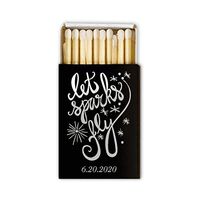 650pk Box Matches - Black-Favors