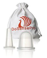 Anti-Cellulite Cup + Facial Cupping Therapy Set – Beauty Massage Cupping for Face and Body by DoSensePro.