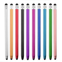 Blue-Ocean-11 - WK128 Round Dual Tips Capacitive Touch Screen Pen Dual Heads Ends Metal Stylus Pen for Mobile Phone Smartphone Tablet PC