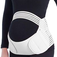 HopeGem Maternity Belt-Pregnancy Support-Waist/Back/Abdomen Band-Belly Brace for Pregnant Woman(White, XXL)