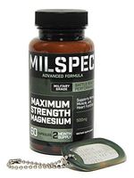 MilSpec Men's Maximum Strength Magnesium Advanced Formula, 500 mg Tablets