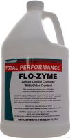 Flo-Kem 5195 Flo-Zyme Commercial Bio-Enzyme Drain Opener/Deoderizer with Pleasant Scent, 1 Gallon Bottle, Milky White