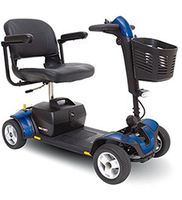 Pride Mobility - Go-Go Sport - Travel Scooter - 4-Wheel - Blue
