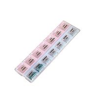 7 Days Pill Box Medicine Tablet Dispenser Box Organizer Weekly Storage Case for AM PM (Multicolor)