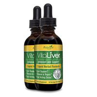 VitaLiver Liver-Health Cleanse and Detox Supplement with Milk Thistle - All-Natural Liquid for 2X Absorption - Chanca Piedra, Dandelion, Artichoke and More