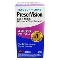 PreserVision Eye Vitamin & Mineral Supplement - 120 Gelcaps, Pack of 3