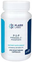 Klaire Labs P-5-P - 30 Milligrams of Bioactive Vitamin B6 Pyridoxal-5-Phosphate for Metabolic & Liver Support, Hypoallergenic (250 Capsules)