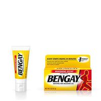 Vanishing Scent Bengay Pain Relief Gel, Non-Greasy Topical Pain Reliever with Cooling Menthol, 2 oz