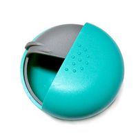 Pill Case Decorative Pill Box Cute Size for Purse Locking Small Daily Case Mini Muti-Funciton Storage Box for Pills Chutty Fish Oil Vitamine Even (Blue)