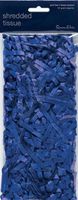CONTY Shredded Dark Blue Tissue Paper - Ideal Inside Gift Bag/Box