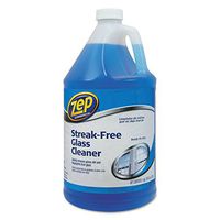Zep Commercial 1041684 Streak-Free Glass Cleaner, Pleasant Scent, 1 gal Bottle