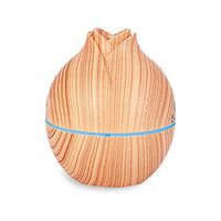 Acecor Wood Grain Ultrasonic Aromatherapy Oil Diffuser with Adjustable Mist Mode for Home Office Baby Light Yellow