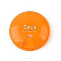 Dolly RB255 Portable Rotating 7 Day Weekly Pill Cases for Travel,Round Plastic Storage Box,Day Display