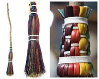 Wizard Broom - Rainbow, Broomsticks, Magic Flying Broom, Wizarding Cosplay, Pottery Broom, Wizard Costume,