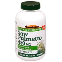 Sundown, Saw Palmetto 450 Mg Capsules Value Size, 250 ct