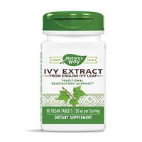Nature's Way Ivy Extract from English Ivy Leaf 50 mg Potency, 90 Count
