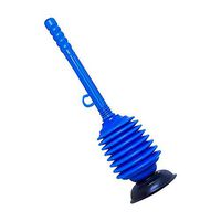 Feileng Professional Bellows Accordion Toilet Plunger High Pressure Thrust Plunge Removes Heavy Duty Clogs from Clogged Bathroom Toilets Household Cleaners Thrifty