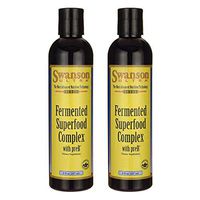 Swanson Fermented Superfood Complex with preb 8 fl Ounce (237 ml) Liquid (2 Pack)