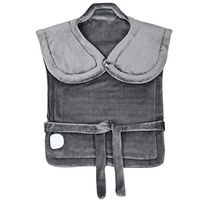 Giantex Electric Heating Pad for Back Shoulder Pain Relief, Fast Heating Wrap with LED Display, 6 Temperature Settings w/Auto Shut Off, Heat Pad Suitable for Whole Back Heat Therapy (25“x32”)