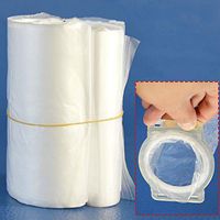 200PCS Colostomy Bags Ostomy Stoma Cut to Fit One-Piece System Disposable Pouches (9.05inch x 3.7 inch)