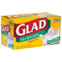 Glad 13 Gal. Tall Kitchen Garbage Bags 35 ct (Pack of 12)