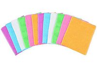 MAYOUTH Dish Rags Dish Towels for Washing Kitchen Dinnerware (12-Pack)