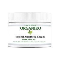 ORGANIKO, Max Strength Lidocaine 5% Topical Numbing Cream with Vitamin E, 2 fl.oz.(PACKAGE MAY VARIED BY MANUFACTURER), Condition is New