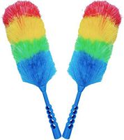 Tockrop 2 Pack Upgrade 19” Static Duster Beandable and Washable - More Fibers Bigger Head Less Loss of Fiber Duster