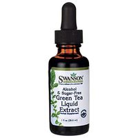 Swanson Green Tea Liquid Extract (Alcohol- & Sugar-Free) 1 fl Ounce (29.6 ml) Liquid